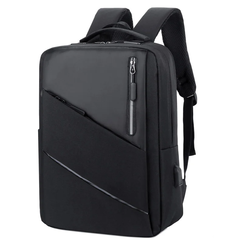 Fashion contrast color backpack men's and women's Travel Backpack large capacity student 15.6 inch Laptop Bag