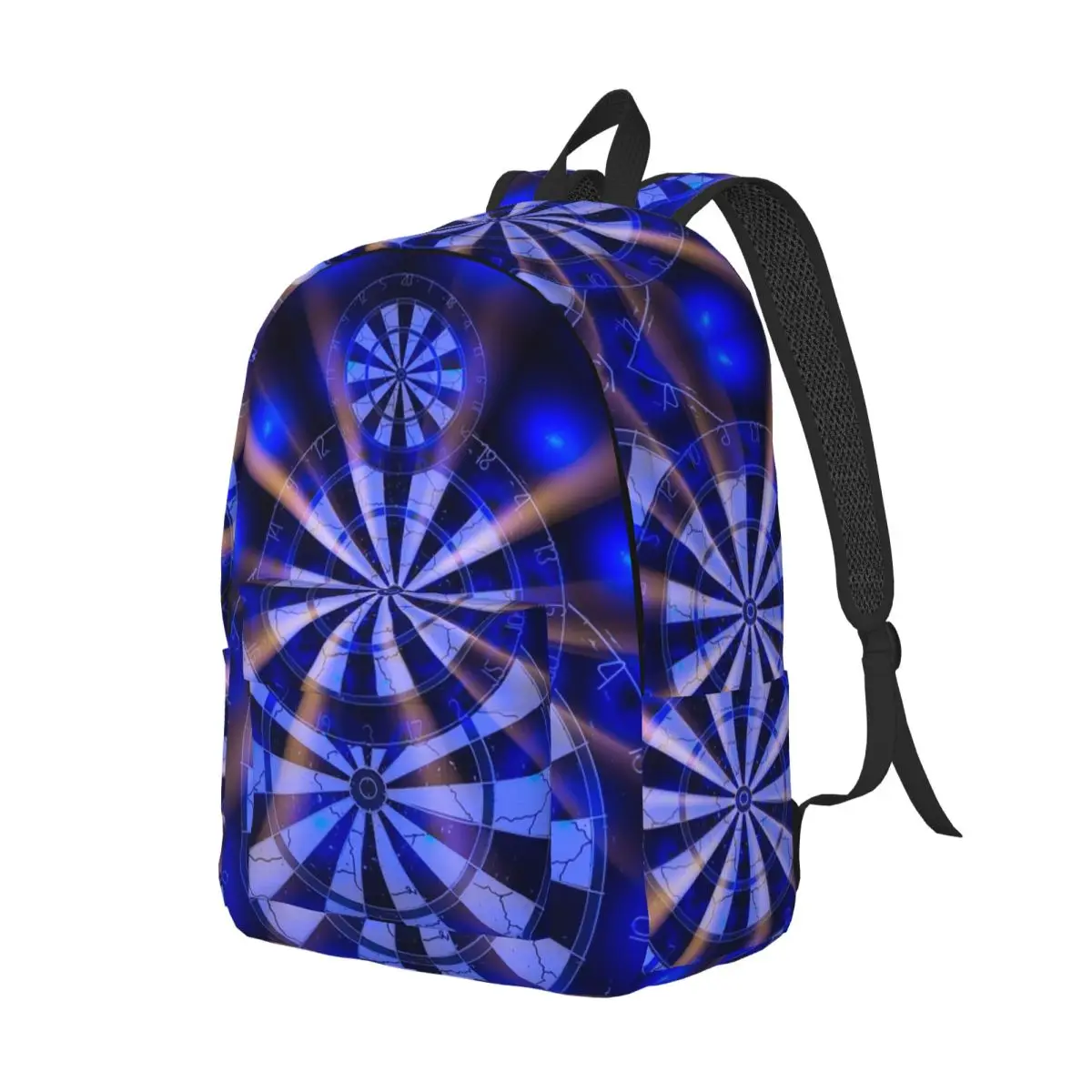 

Let's Play Darts (Cold Blue) Backpack Daypack Large Capacity Kids BookBag School Bag Shoulder Bags for Men Women