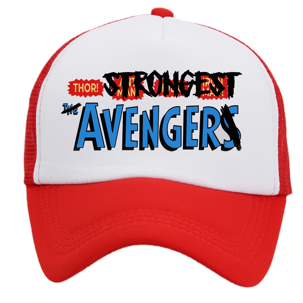 The Strongest Avenger Baseball Cap Thor Love and Thunder Trucker Hat Print  Red Hats Fathers Day Gift