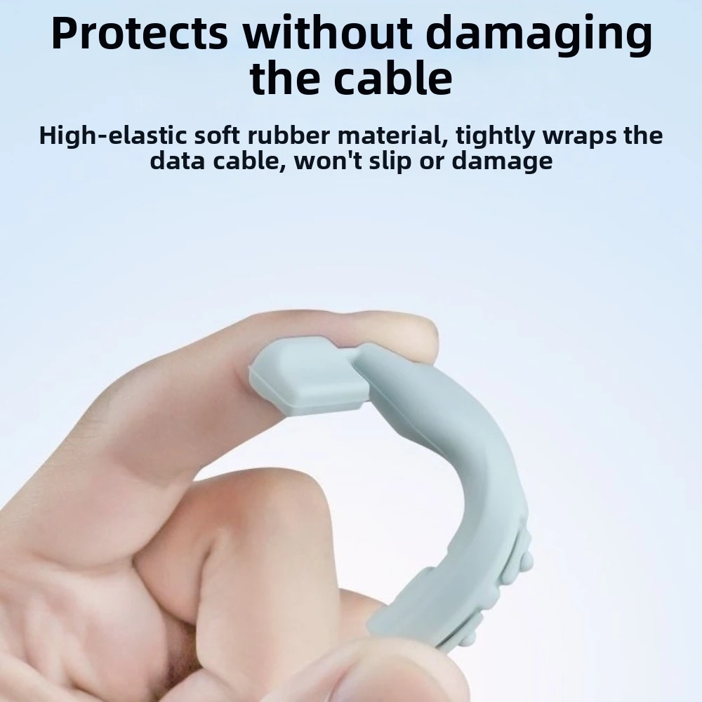 20pcs Silicone USB-C Cable Protectors Anti-Break Design Easy Install Data Cable Guards Flexible Charging Cable Cover Home Use