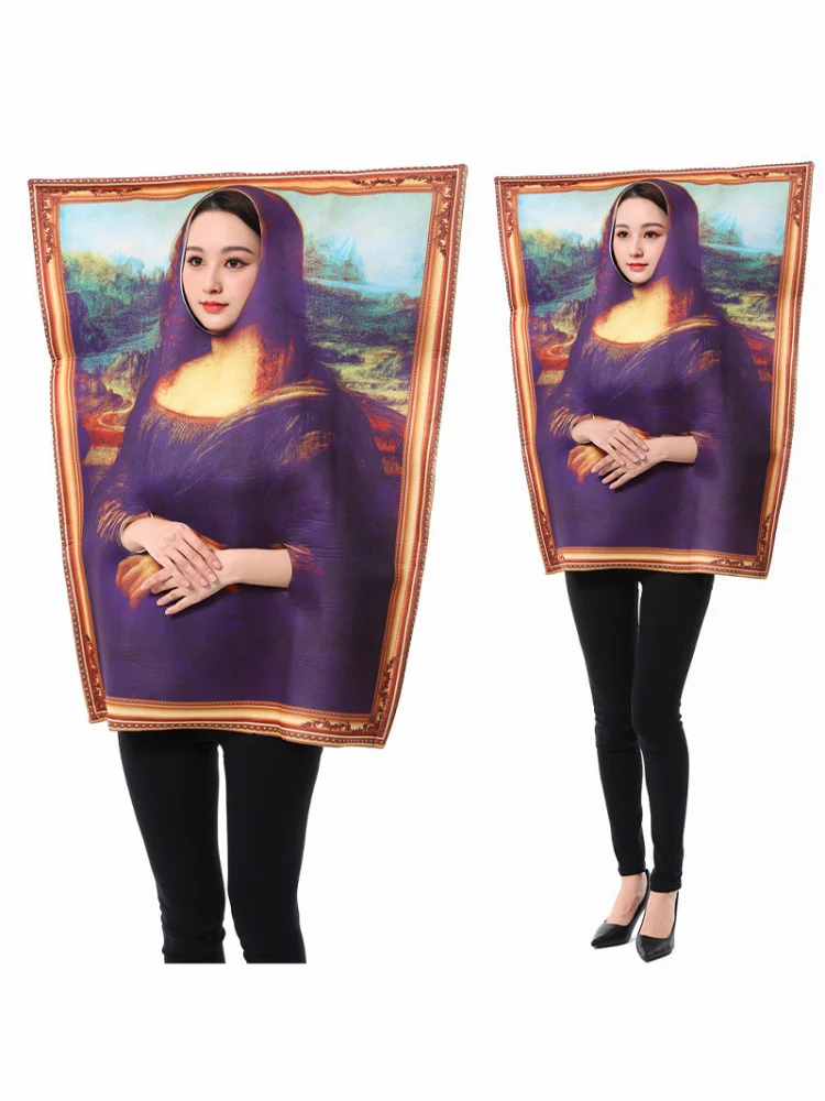 

Хэллоуин Косплей Мультфильм Nette Мужчины Женщины Большой Размер Представление Забавный Настенный Картина Костюм Ежегодная Зучья Стена Пай...