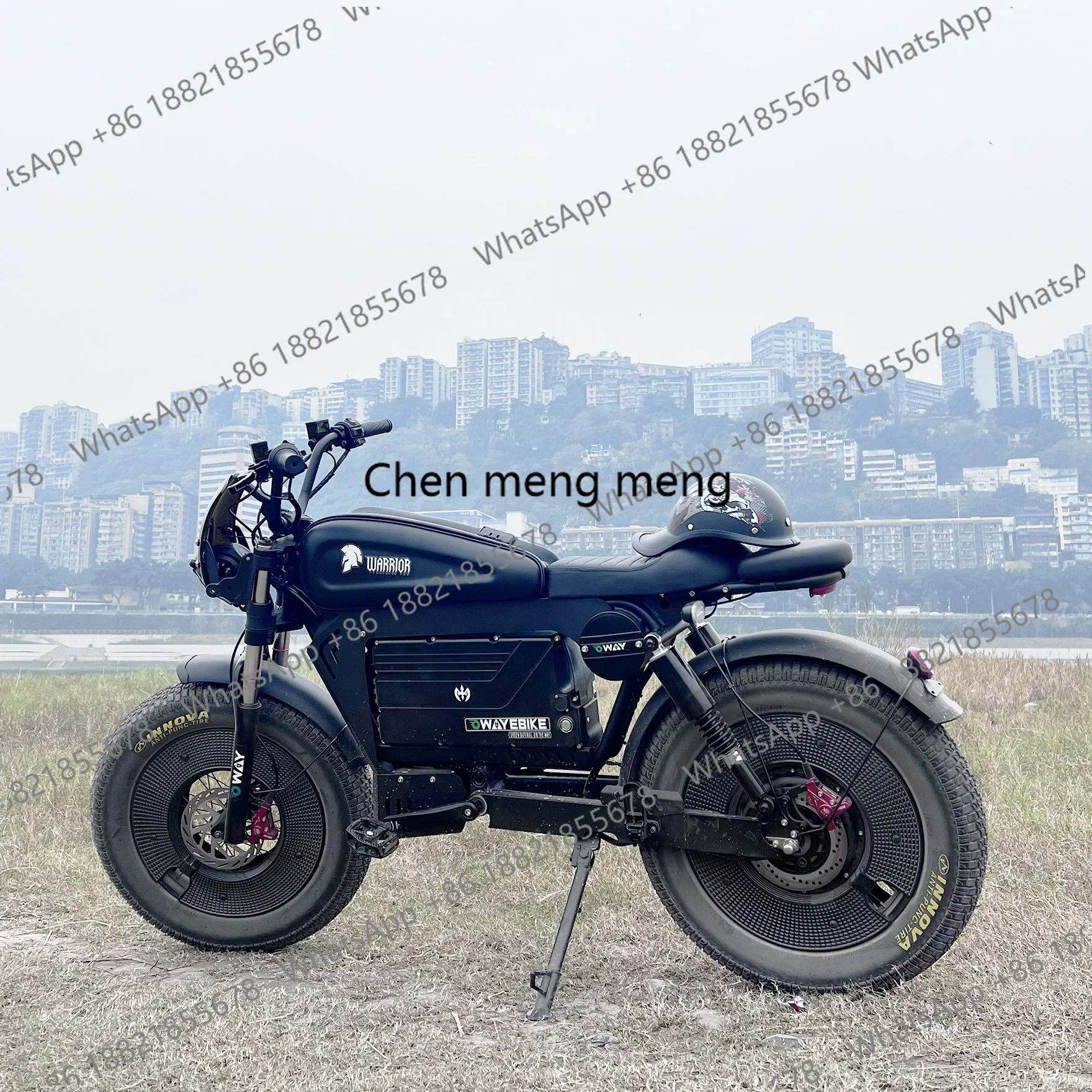 

Electric City Bike Latest Model Black Warrior Bicycle High-speed Most Popular in 60v Electri