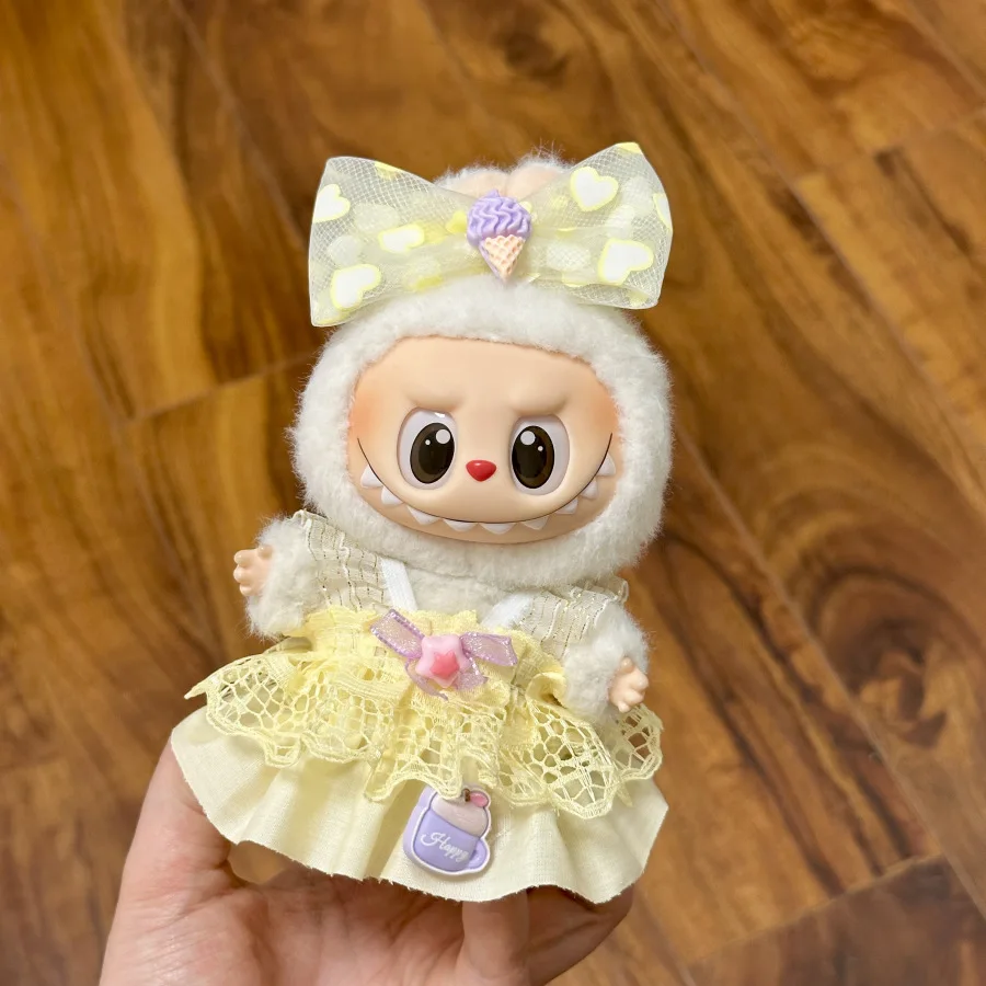 Accesorios de vestido de princesa Labubu, diseñador de moda adecuado para V1 V2 V3, colgante Labubu, regalo de cumpleaños de moda con personalidad bonita