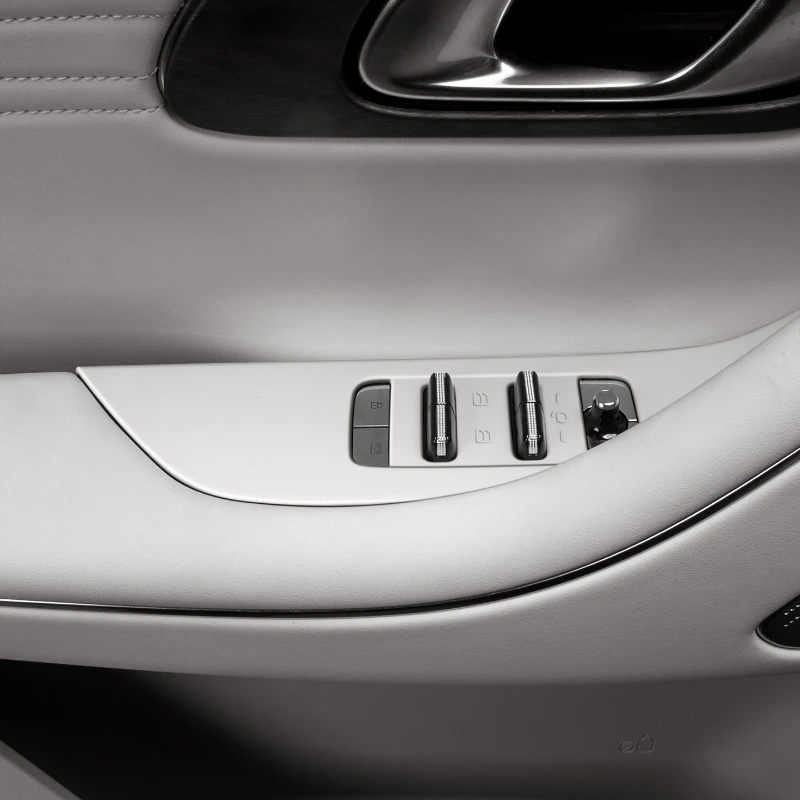For Geely Galaxy M9 Door Window Switch Lifting Button Panel Stick Protective Mat Silicone Pad Car Interior Modified Accessories