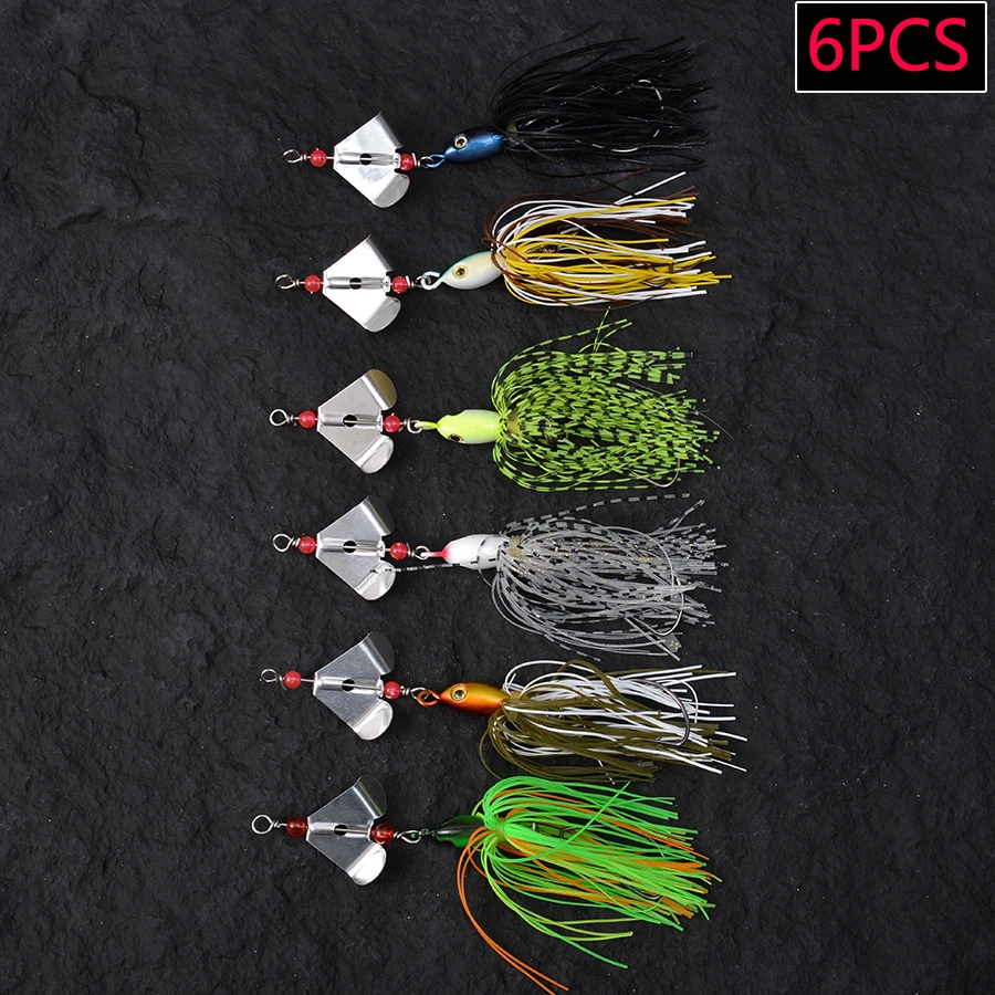 6Pcs Chatterbait Ar…