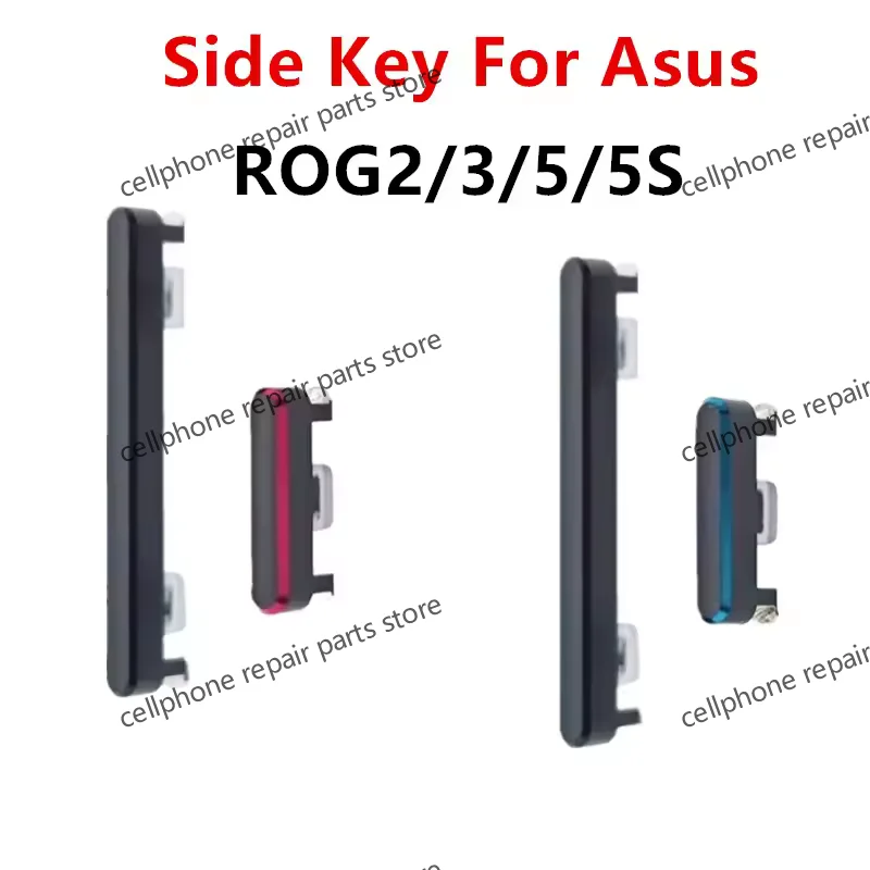 

Rog5 Rog5S Боковые клавиши для ASUS ROG Phone 5 5S Pro 5SPro 2 3 Кнопки включения и выключения громкости вверх и вниз Ремонтные детали корпуса