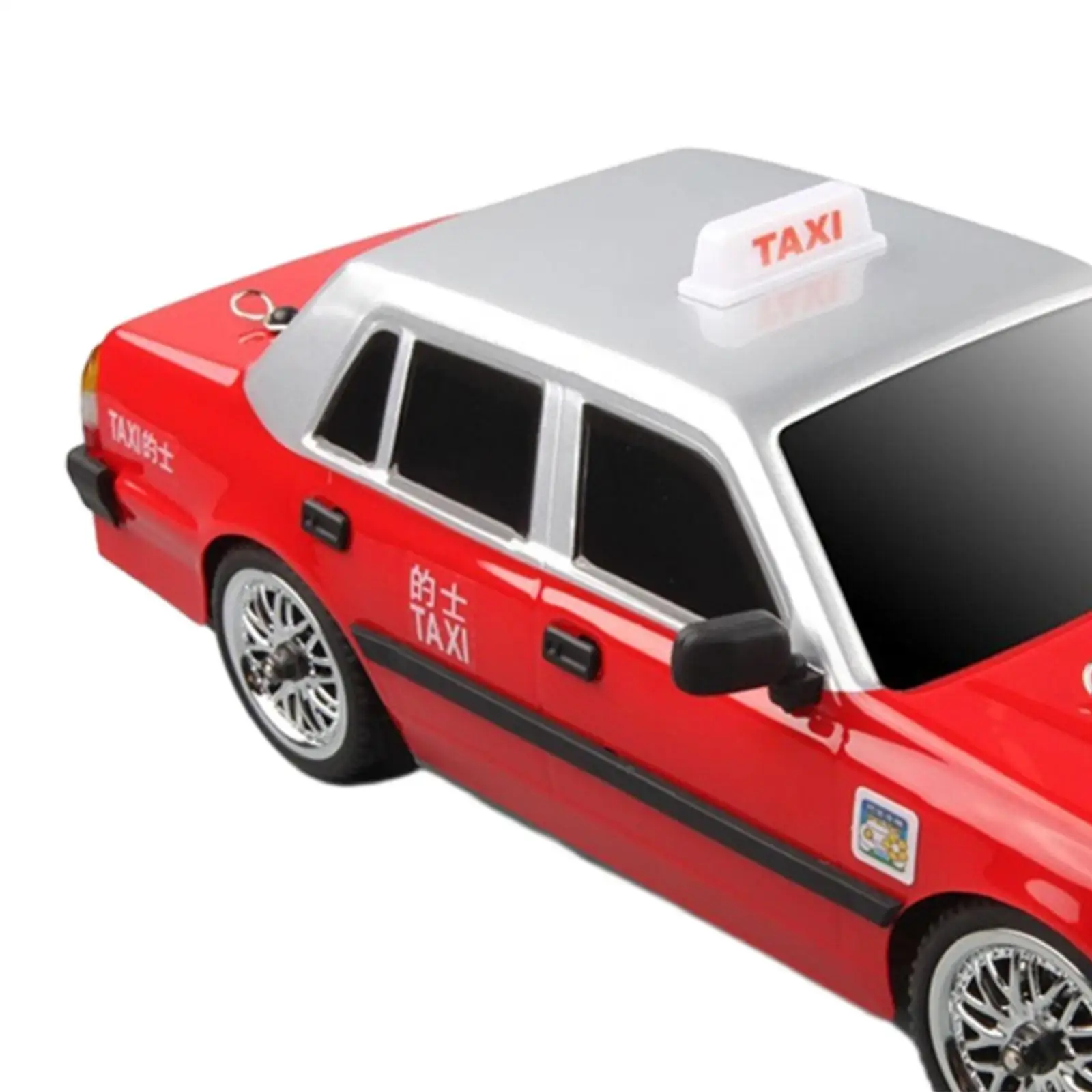 1/16 RC Drift Car 380 Brushed Motors Classic Taxi Toy Model for Christmas Valentine's Day Children's Day Holiday Party Favors