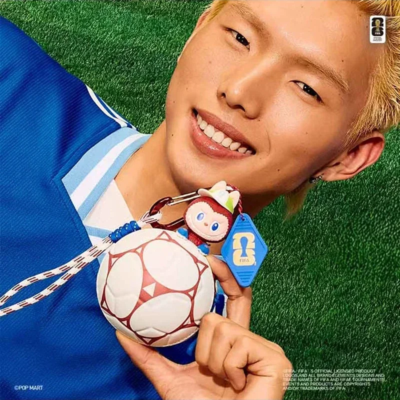 

POP MART THE MONSTERS FIFA SERIES - Мини-фигурки в форме футбольного мяча, оригинальные коллекционные игрушки-сюрпризы, украшения для дома