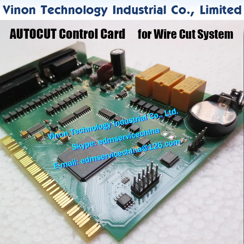 بطاقة التحكم AutoCut V6.6 25PIN + 9PIN لنظام قطع الأسلاك المتوسطة إلى عالية السرعة آلة قطع الأسلاك بطاقة التحكم Wirecut التلقائي