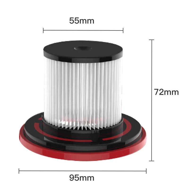 مكنسة كهربائية دلو الغبار أو فلتر Hepa لـ TOMONI BW116 BW119 أجزاء المكنسة الكهربائية مرشح صندوق الغبار استبدال Hepa