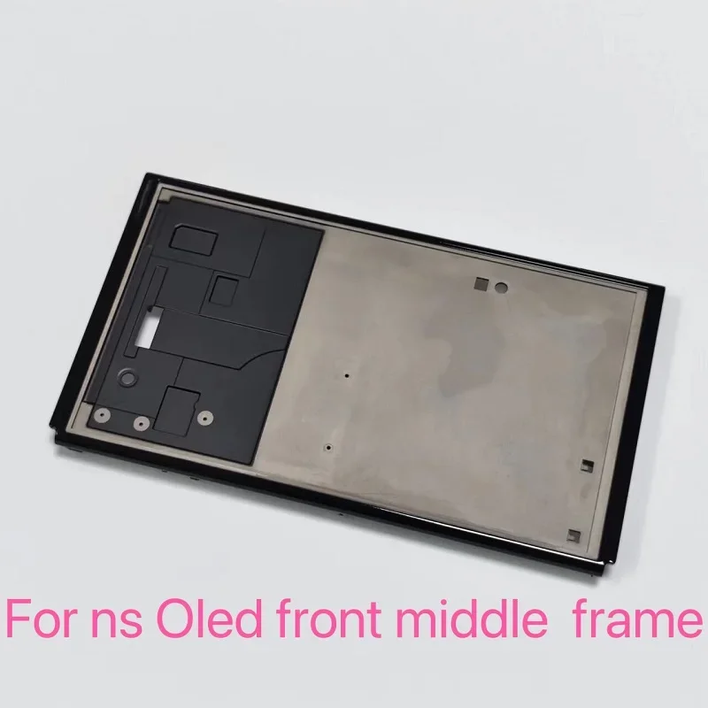 1piece Original Game Console Front Frame Middle Metal Cover for Nintendo Switch NS OLED Battery Holder Heat Dissipation Shell