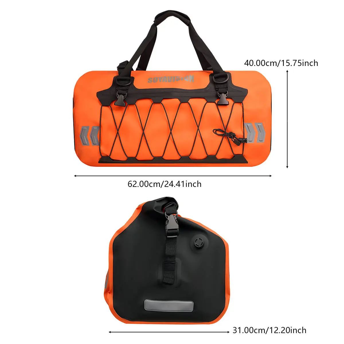 Waterdichte Motorfiets Achterbank Tas Reisbagage Tas 20L 80L 100L Motorfiets Powersports Staart Tas Fietstassen Rijden Helm Tas
