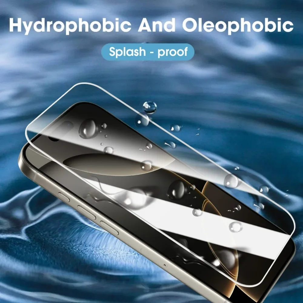 5Pcs Tempered Glass Screen Protector  Transparent Case for IPhone 17 Pro Max HD Anti-scratch Lens Film for IPhone 17 Air/17 Pro