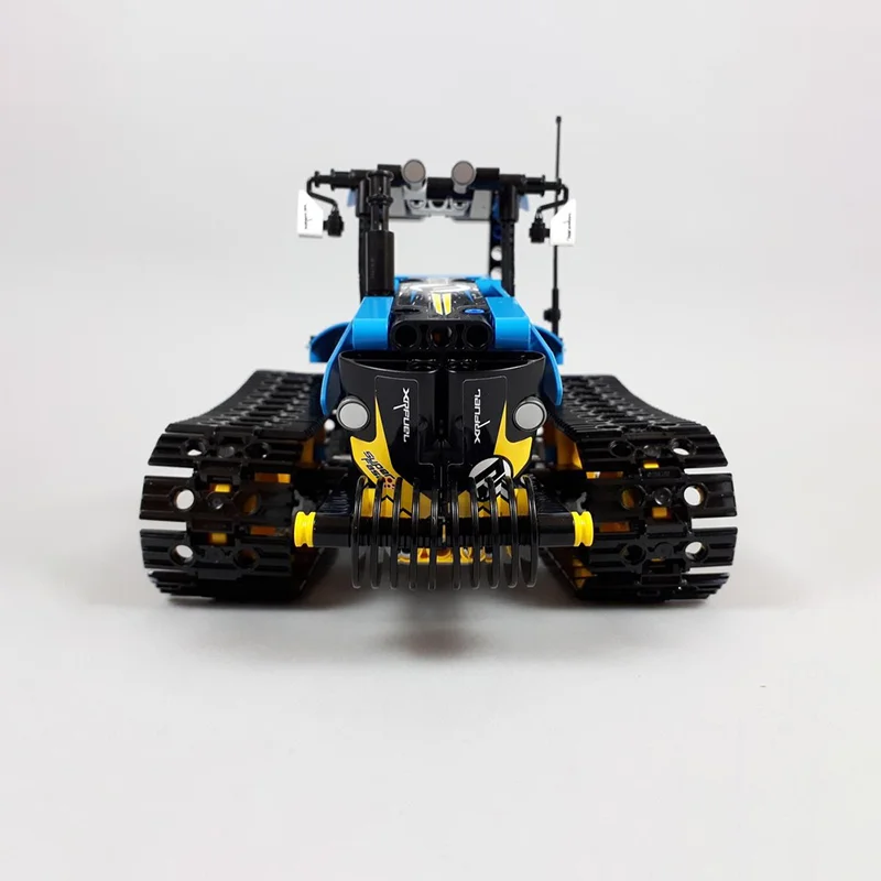 324 pçs moc trator rastreado modelo técnico blocos de construção presente natal construção montar brinquedos diy educação aniversário
