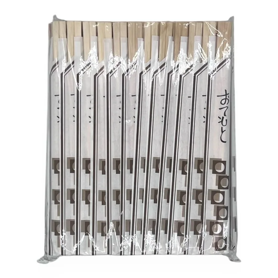 Mountain Pine Brand Japanese Style Chopsticks - each pack with 100 pairs, 8 inches tall, and individually sleeved, great additi