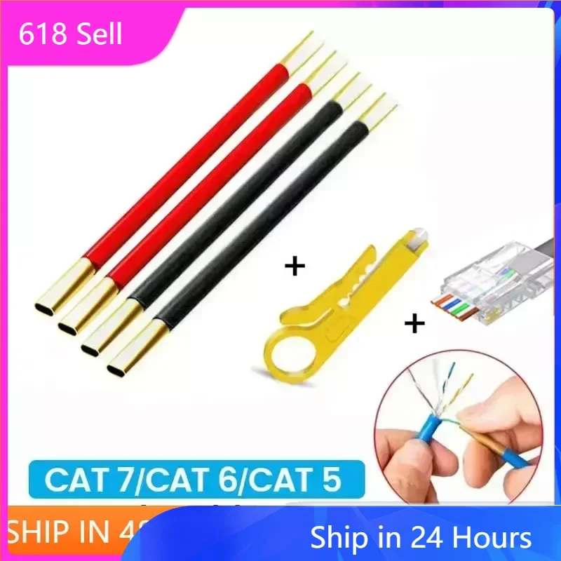 NoYAFA Wire Untwist RJ45 Connectors Modular Plug Tool Kit Network Cable Looser for CAT5/CAT6/CAT7 Tel Wires Pair Separator Tools