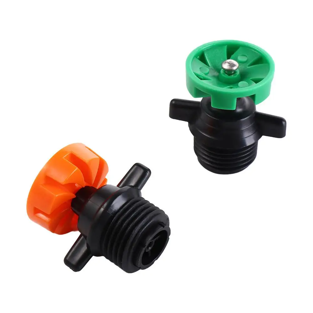 Scattering Nozzle 1/2 Inch Rotating Sprinkler Male Thread 200-250L/H Irrigation Nozzle Micro 360 Degree Turning Sprinkler Garden