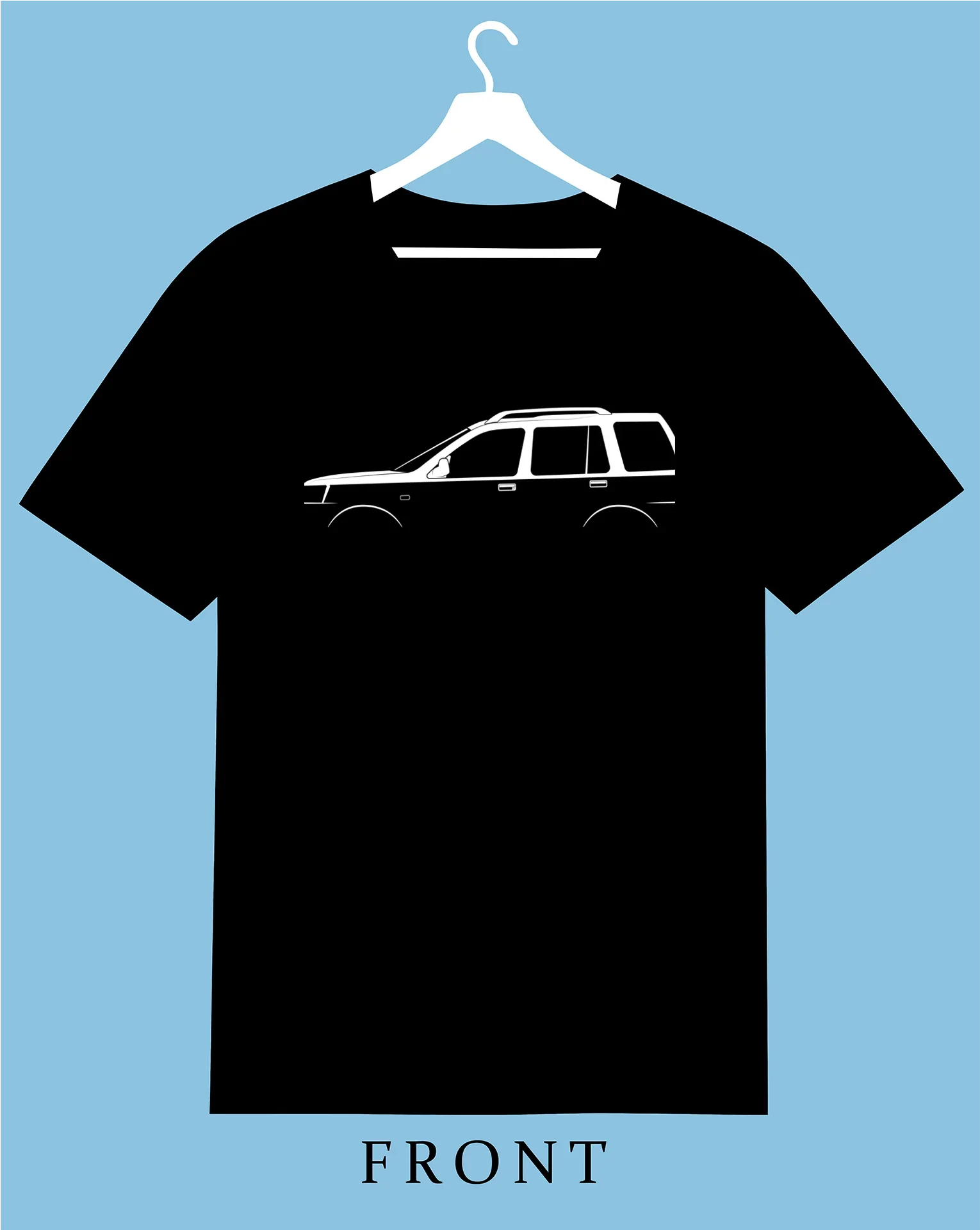 

0685 Land_Ro.ver 15 Freelander 5-Door (1997) Silhouette 2025 Men Women T Shirt Casual Racing Car fans Logo tee Enthusiast Graphi