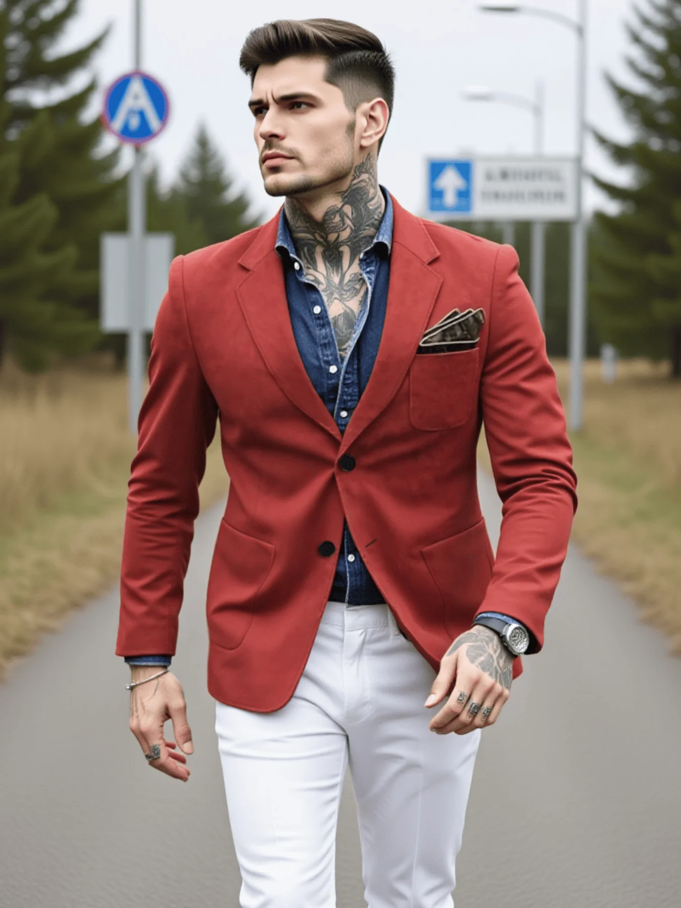 

Men's Lightweight Blazers Suit Jacket For Spring/Autumn Premium Breathable Fabric For Commuting Professional Styling Lightweight