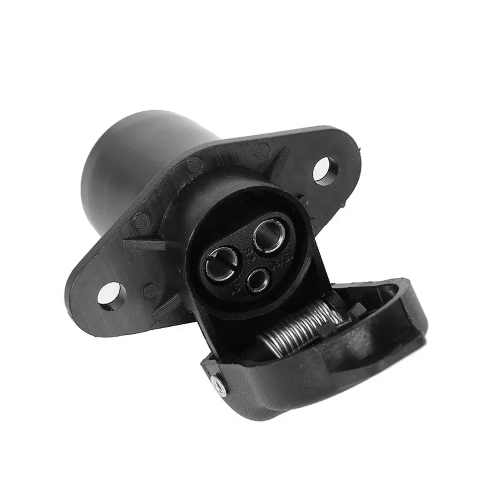 

Socket 3-hole Socket 3 Socket Connector Truck Tractor Black Brand New Metal Truck Tractor Brand New High Quality Product