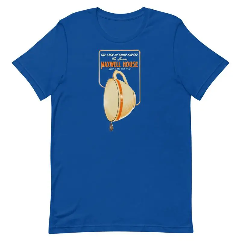 Camiseta vintage para hombre con diseño de café Maxwell House