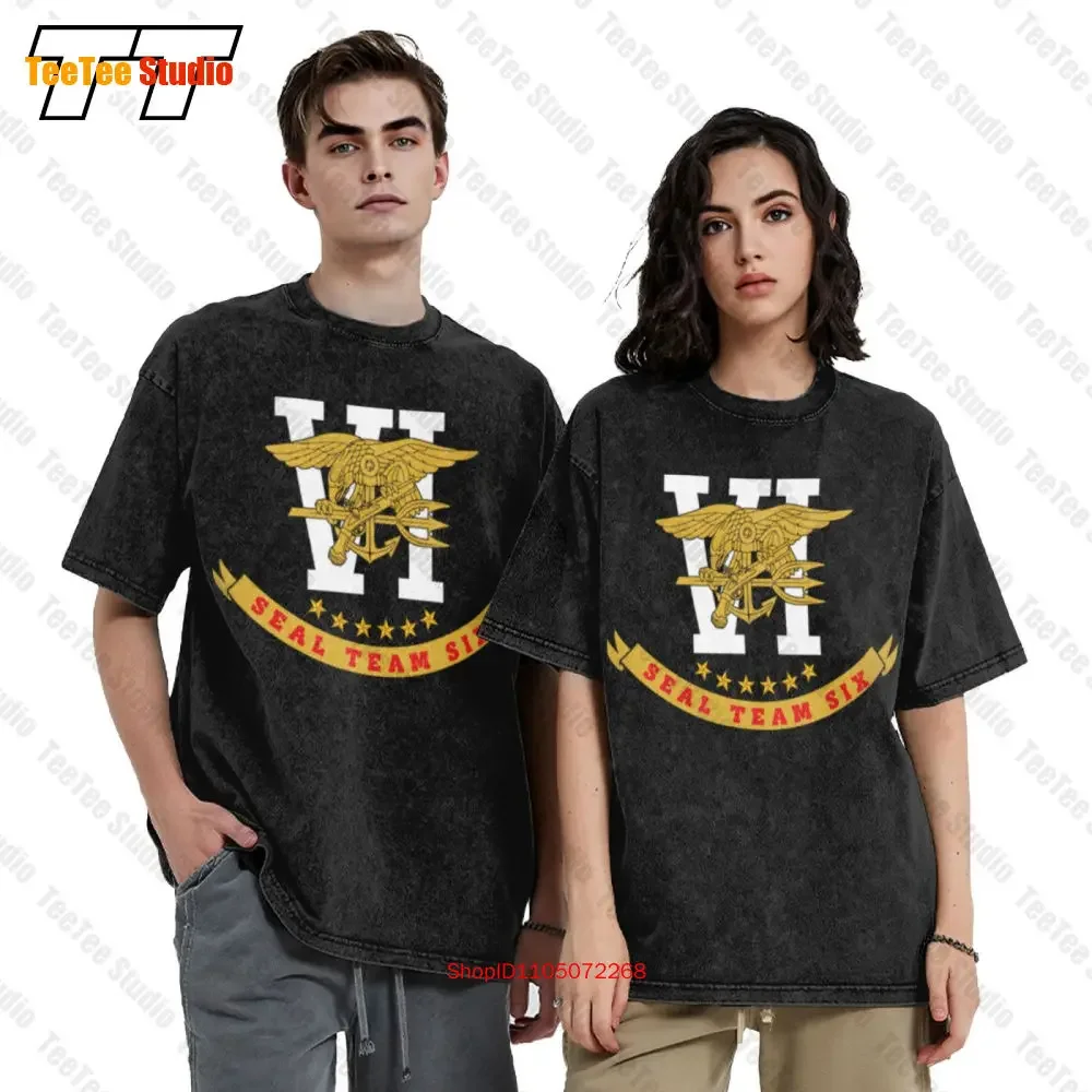 Nswdg Seal Team Six Devgru Custom Men'S Front And Back Vintage Oversized T-Shirt Tee RQDW