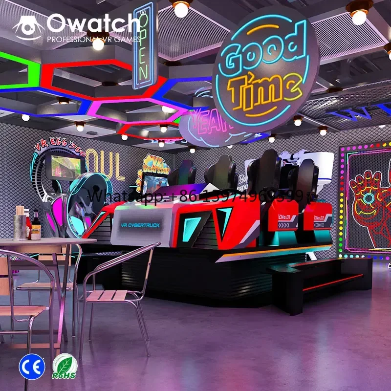 High Quality VR 6Seat Machine Stability Profitable 9D Game Simulator Immersive Simulator 9D Egg Vr Cinema manufacturer
