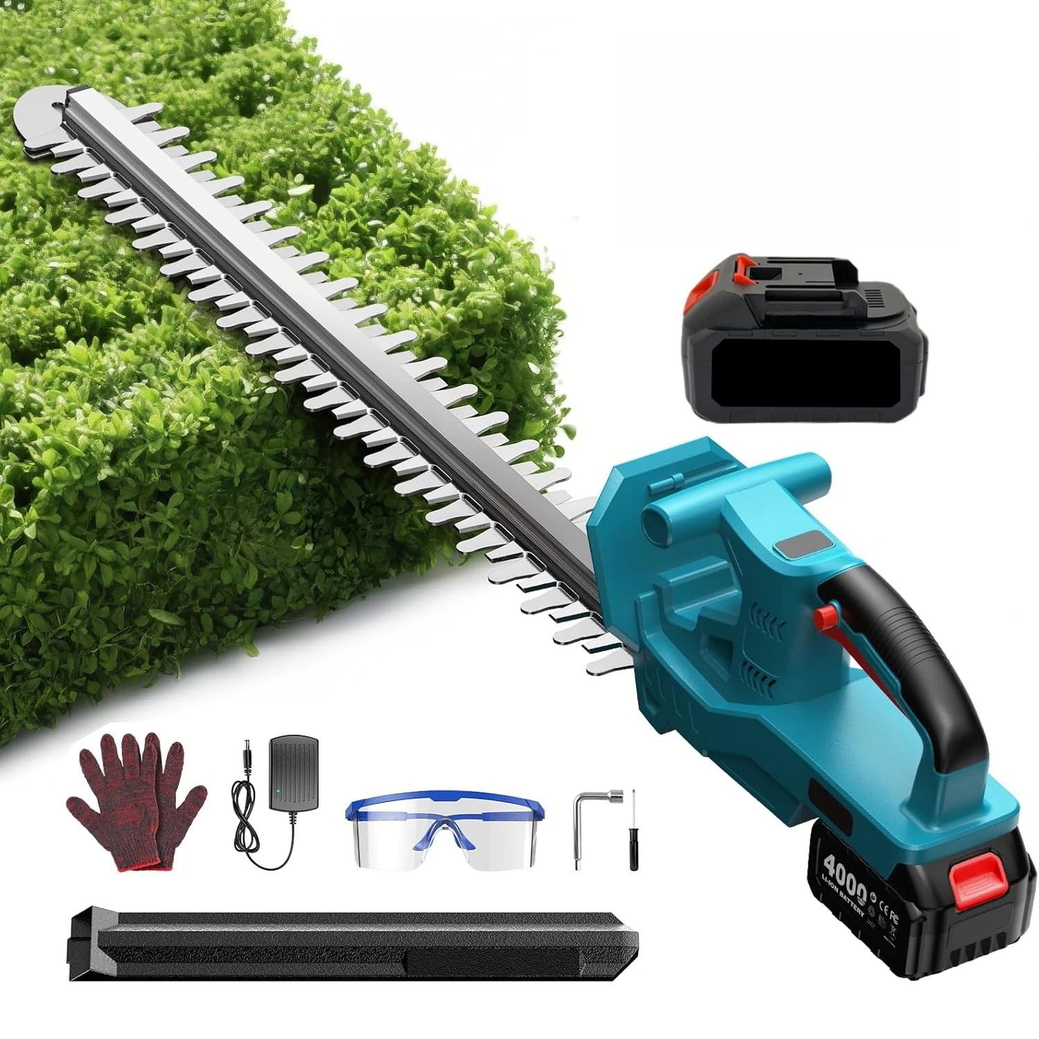 

2025 New Lithium-Ion Wireless Electric Hedge Trimmer Landscaping Tool 트리머 전정기 Heckenschere Akku Cortasetos Eléctrico트리머