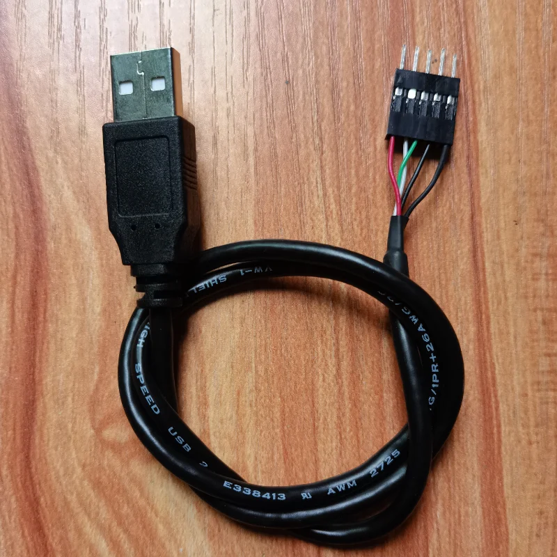 50cm USB 2.0 Male to DuPont 5-pin Female Motherboard Cable 2.54 Pitch for Computer Case PC Motherboard Extension Adapter