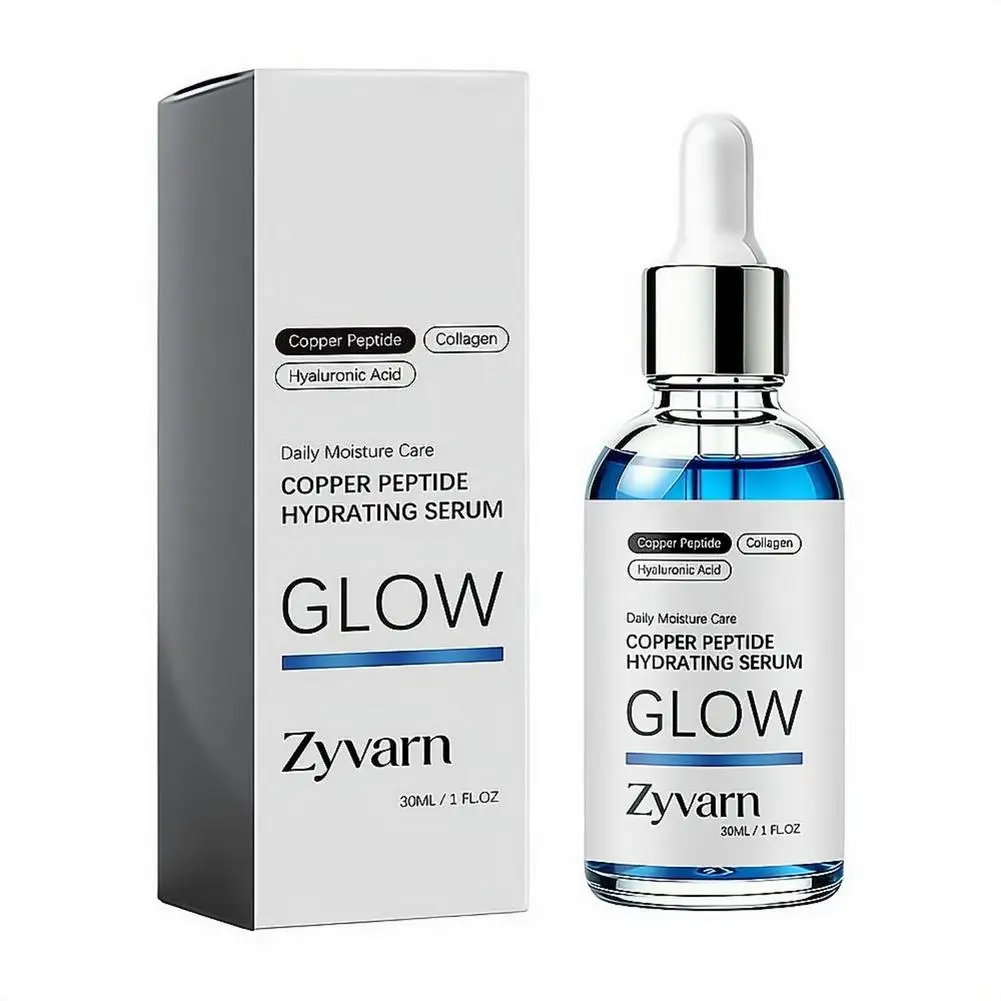 Copper Peptide Hydrating Serum 30ml Anti Aging Anti Wrinkle Firming Lifting Fade Fine Lines Facial Essence Skincare