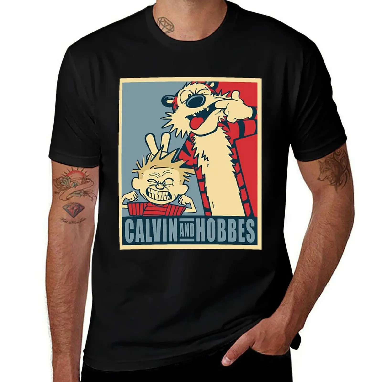 

shirts man Calvin Arts funny Boys Hobbes Defeat Girls Fans t Ways T-Shirt t man shirts To for cotton cotton Vintage