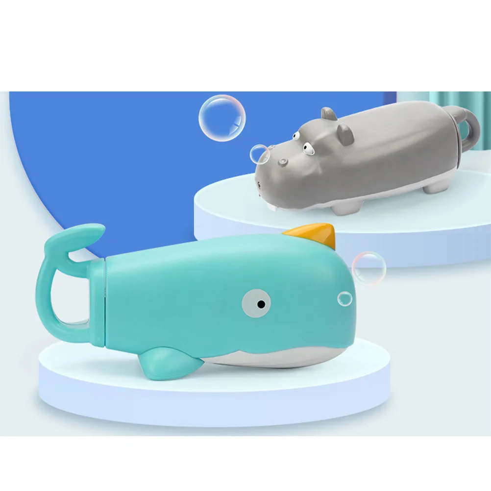 Kids Whale Water Shooter Push Pull Pool Toy Durable Plastic Outdoor Summer Beach Water Play Toy