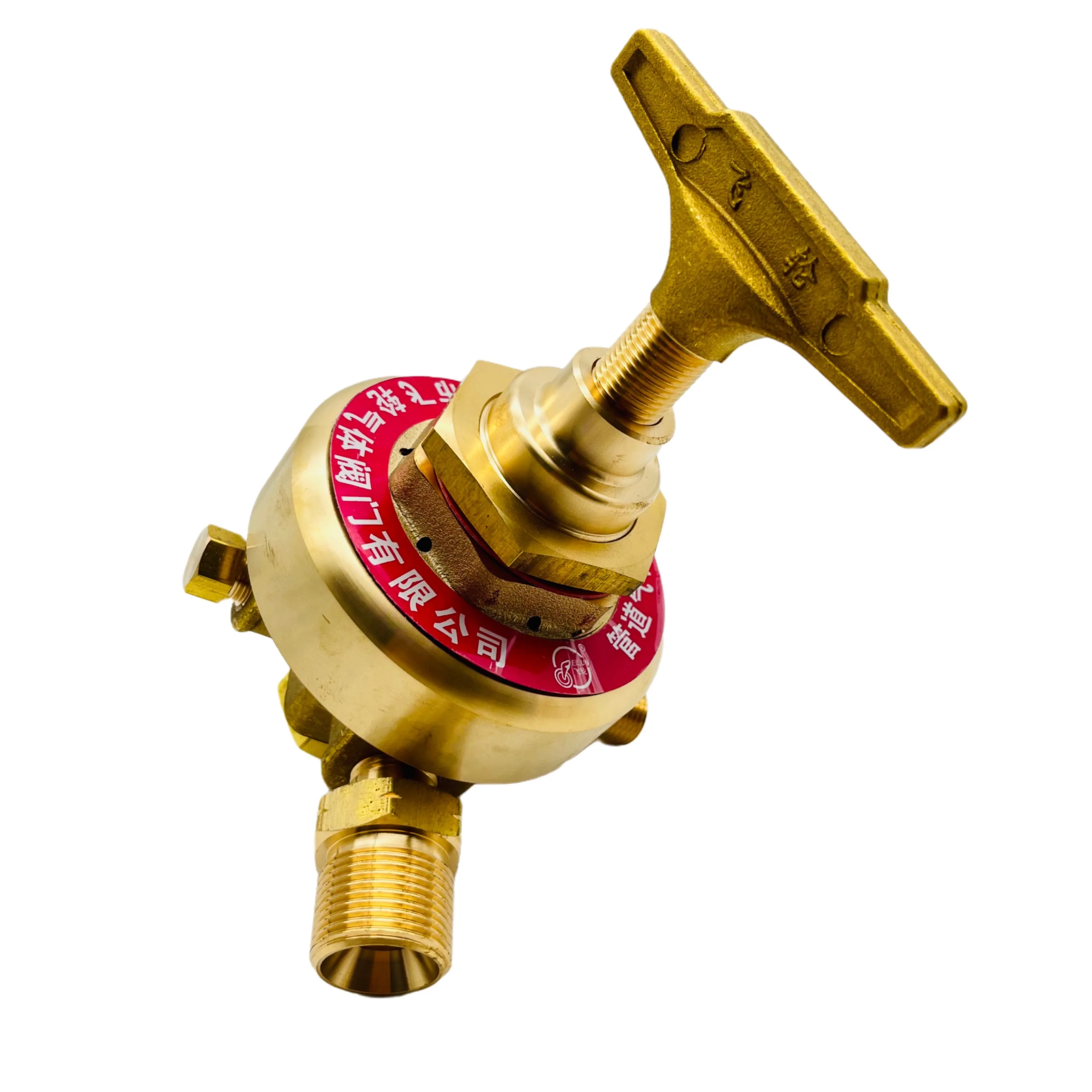 Brass material oxygen regulator nitrogen pressure reducing valve