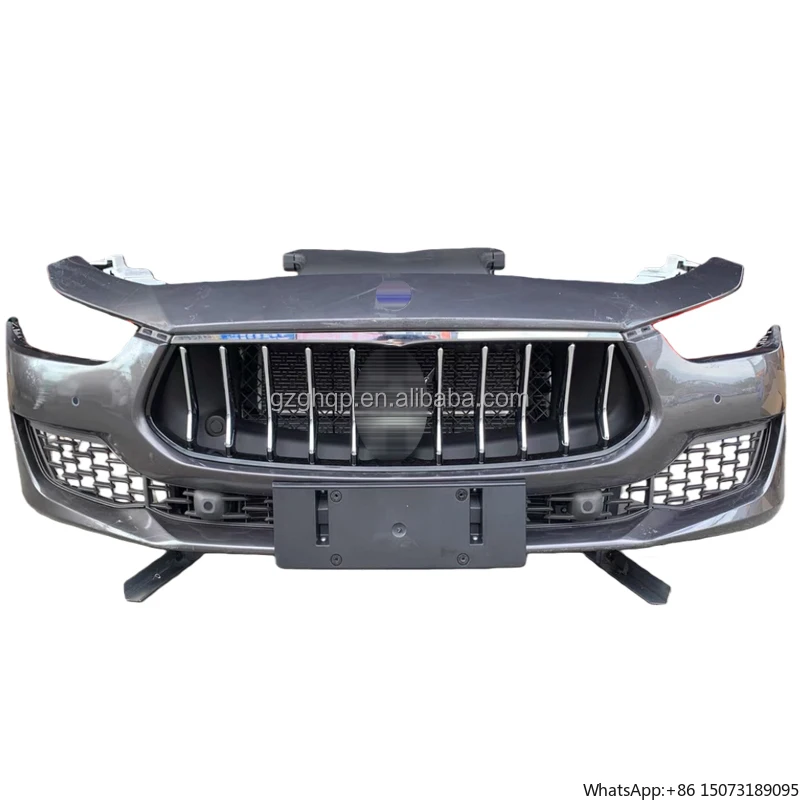 

Оригинальный передний бампер автомобиля с системой охлаждающего вентилятора, подходящий для решетки переднего бампера и фары в сборе