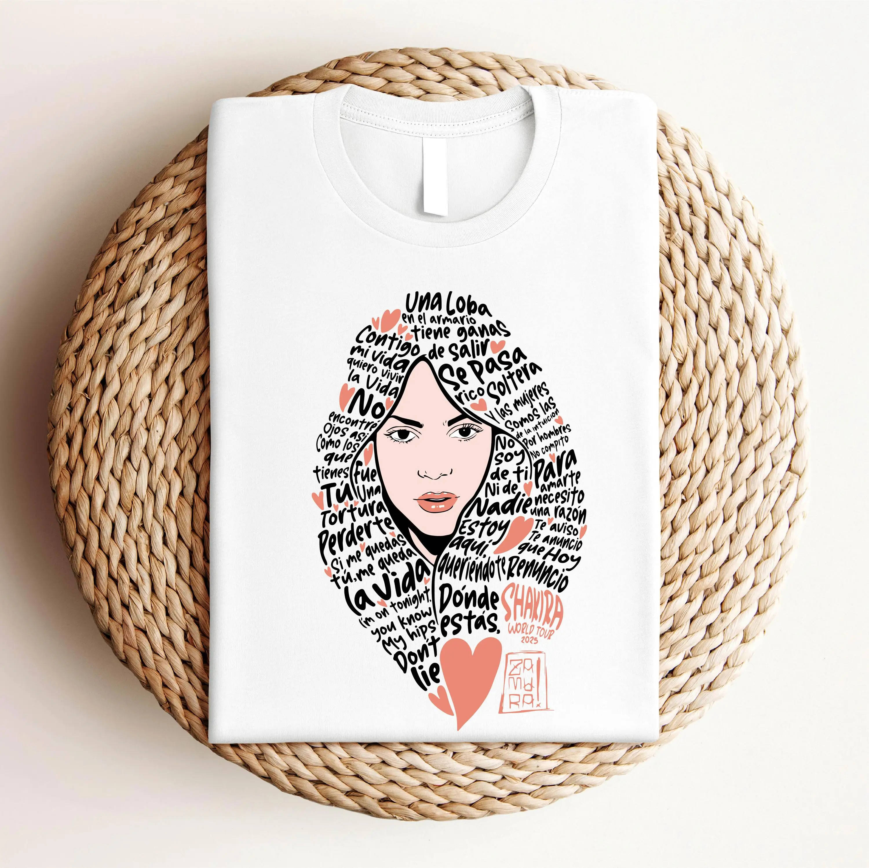 Shakira World Tour 2026 T-Shirt: Las Mujeres Ya No Lloran