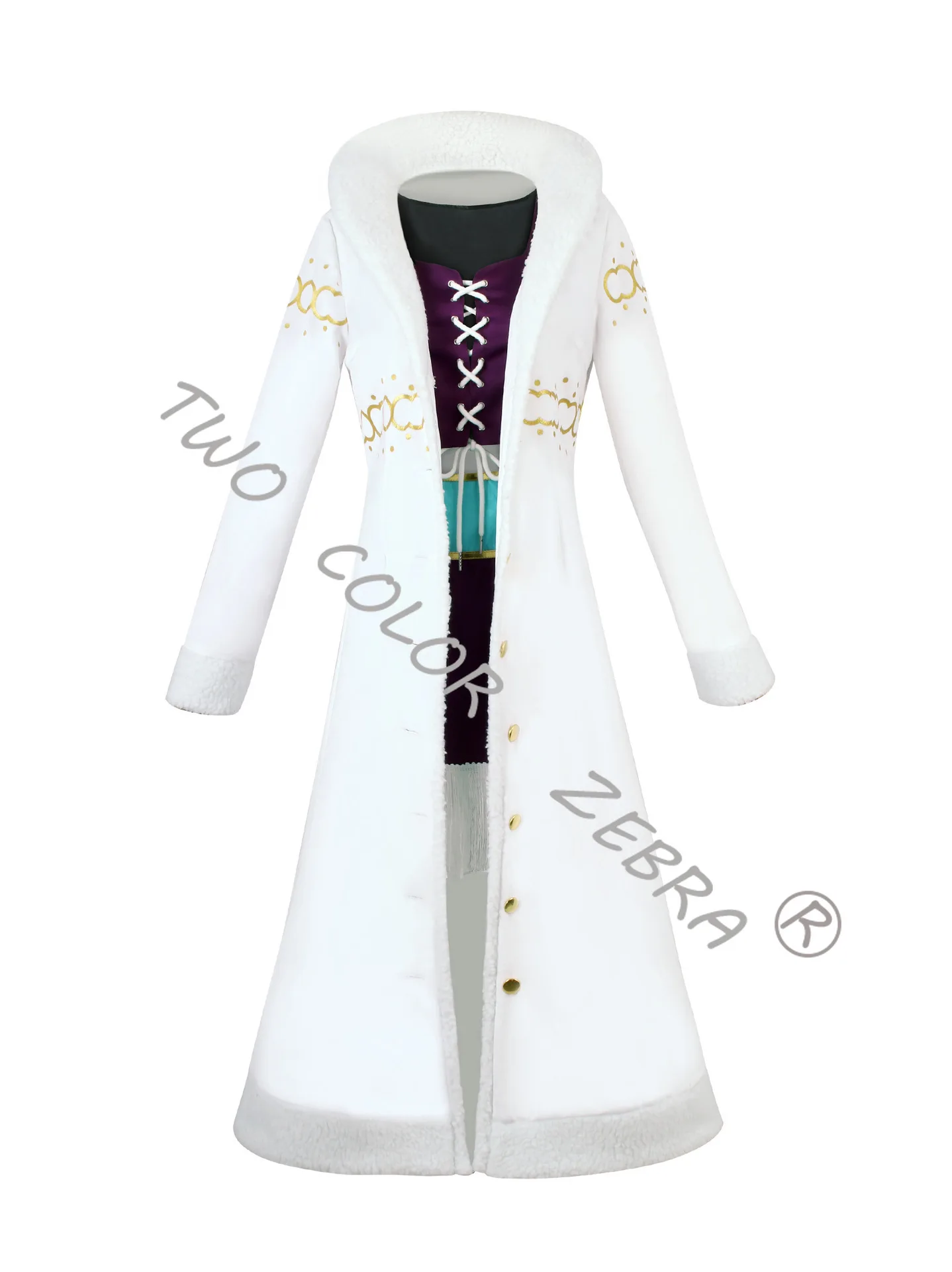 Nico Robin Cosplay Costume Anime One Piece Miss Allsunday Dress Coat Women Fantasy Demon Slayer Punk Outfit Halloween for Adult - view 2