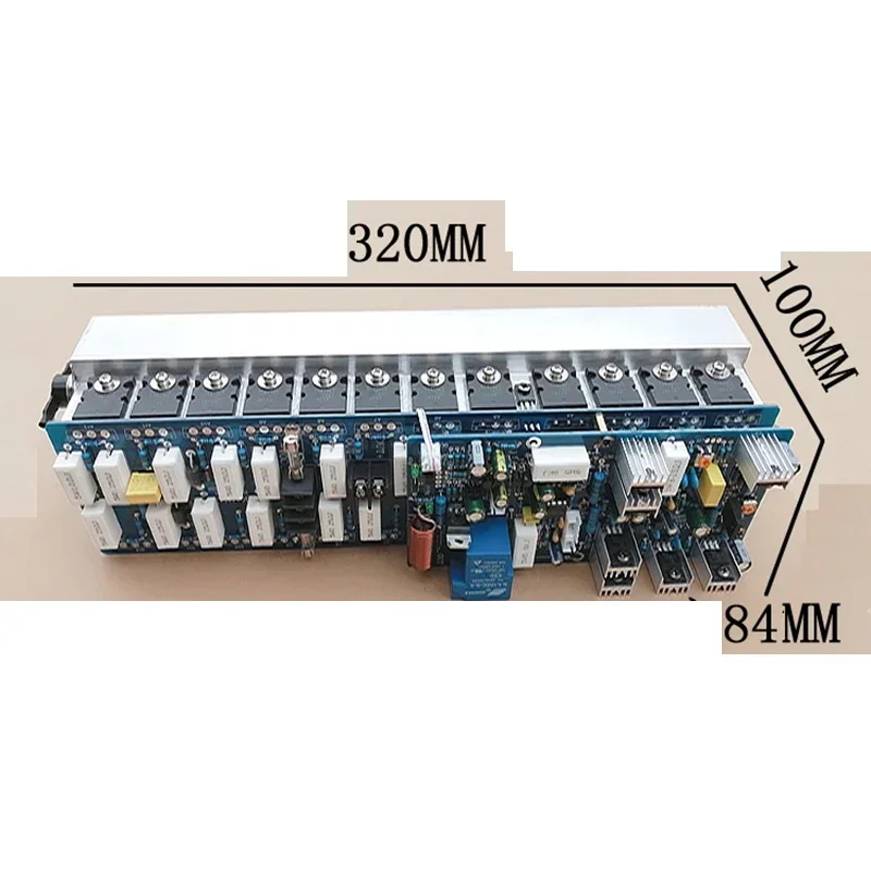 1300w Mono Power Amplifier Board 24pcs Toshiba Transistor A1943 C5200 IC 5532/2068 High Power Low Noise HIFI Audio Amplifier