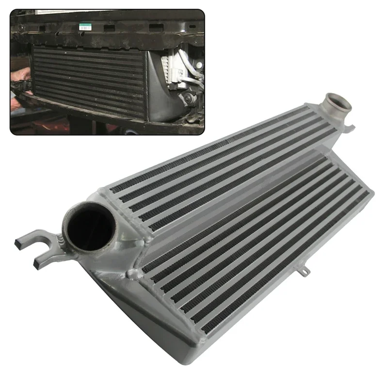 Black/Silver Intercooler Front Mount fits for Mini Cooper S 1.6L R55 R56 R57 R58 R59 R60 R61