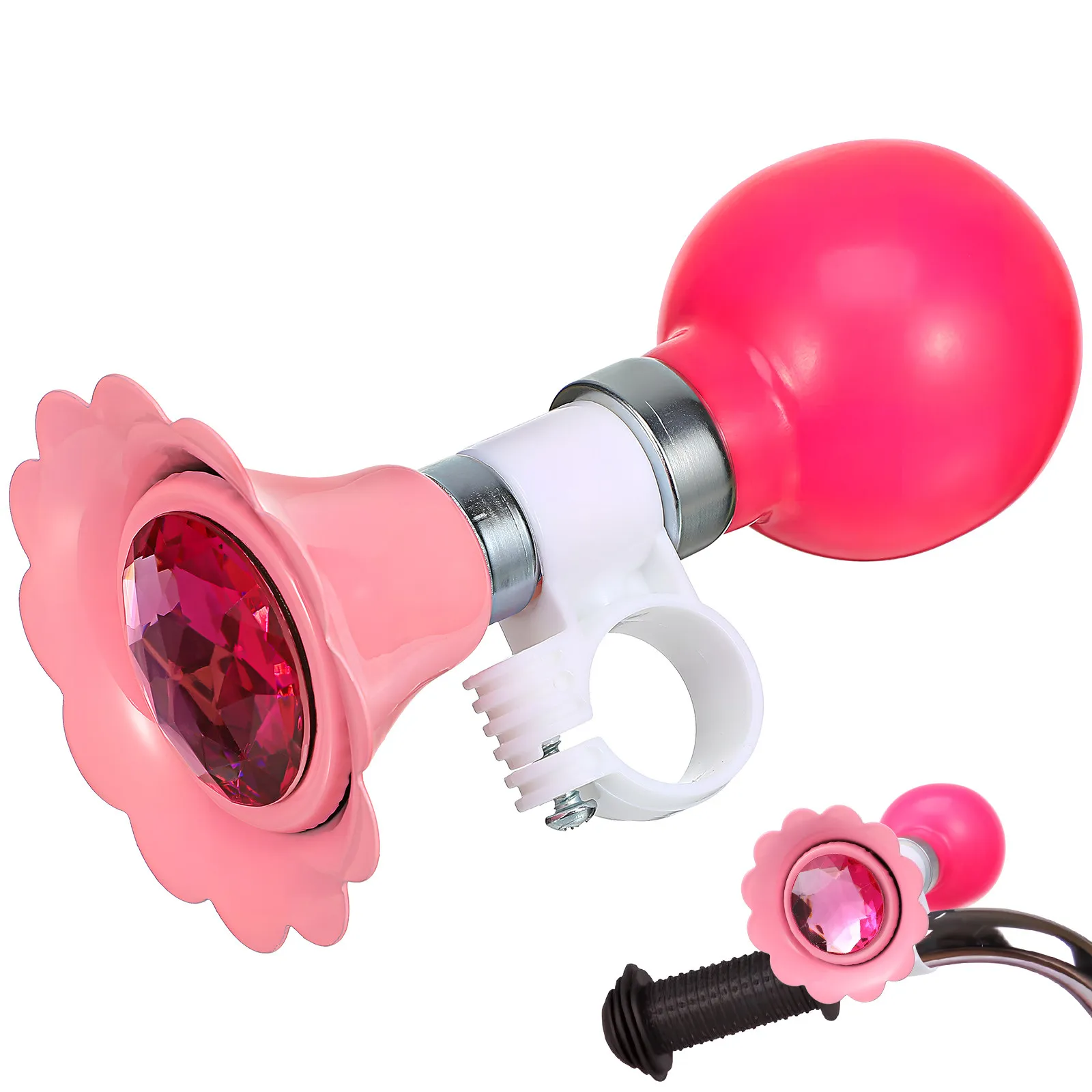 

Звуковой сигнал для велосипеда и самоката: громкий звук, милый мультяшный дизайн, простая установка, железный корпус, безопасная езда