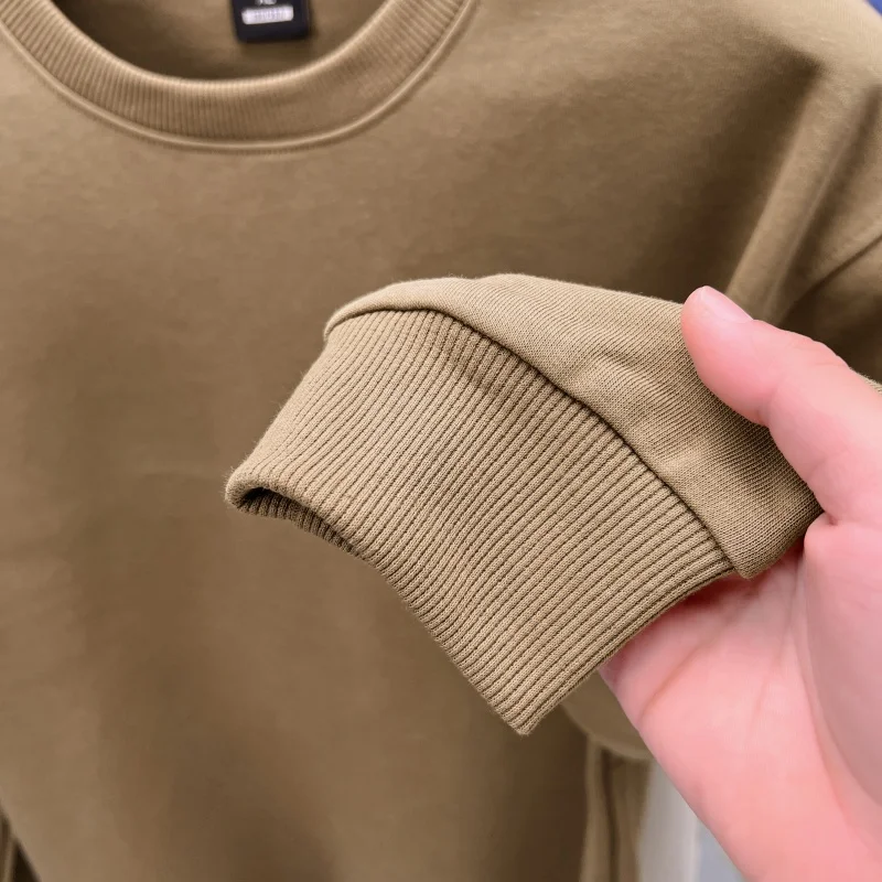 Hochwertiges Sportshirt mit Rundhalsausschnitt, Herrenmode, Luxusmarke, lässiges Golfshirt mit Buchstabenstickerei, bequemes Langarm-T-Shirt – Detail 30