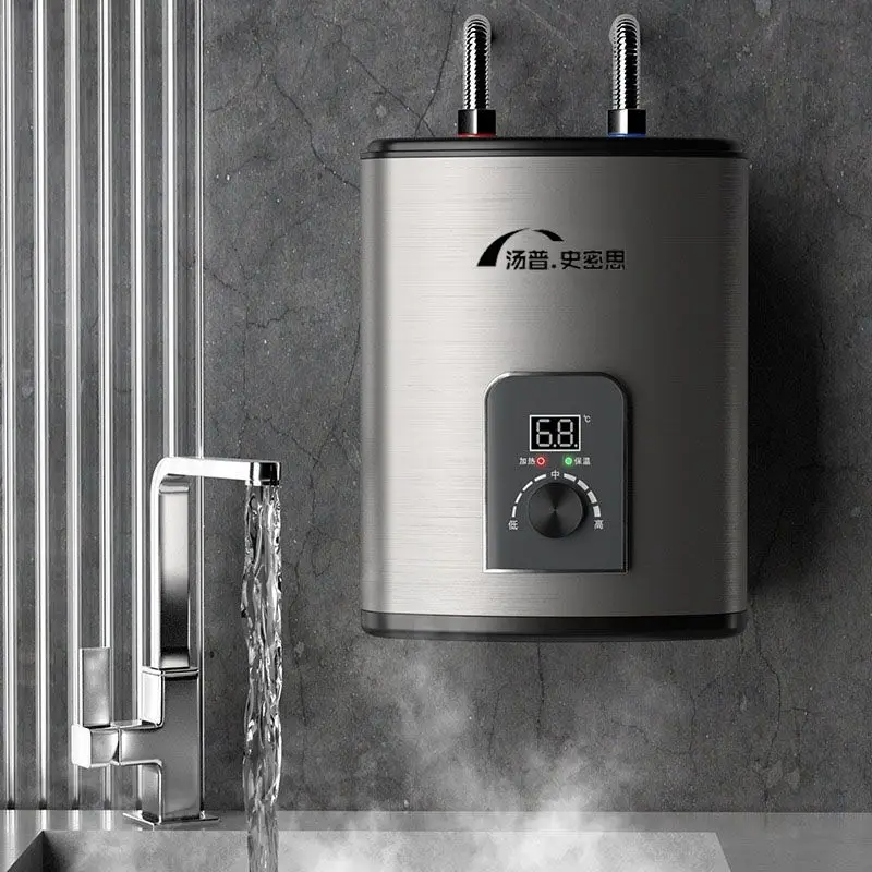 Electric Water Heater: Small 10L Storage-Type, Quick Heating – First-Class Energy Efficiency, Ideal for Kitchen Undercounter Use