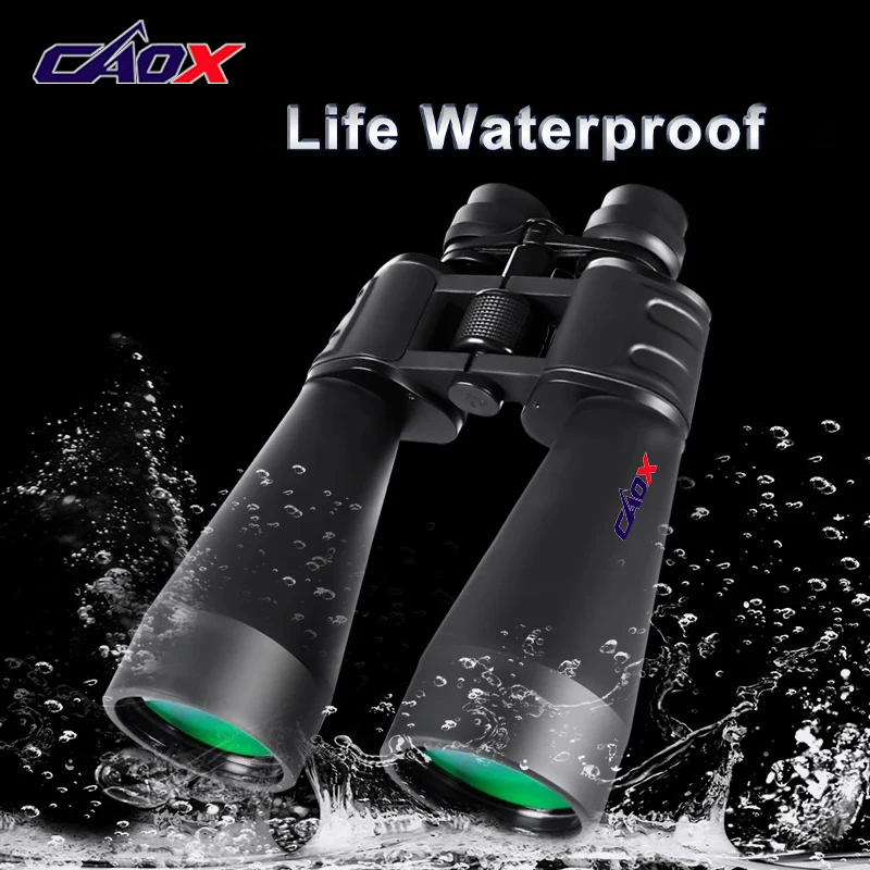 10-380x100 Powerful Binoculars Long Range Telescope Zoom HD BAK4 High Magnification Professional Monocular for Hunting Tourism