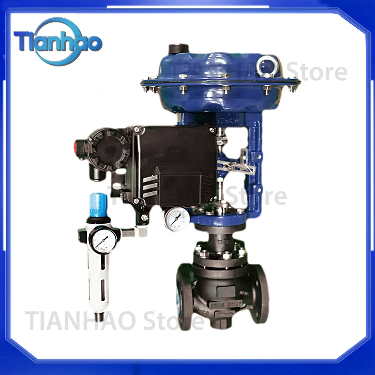 Pneumatic Diaphragm Single-Seat Control Valve for Precision Regulation