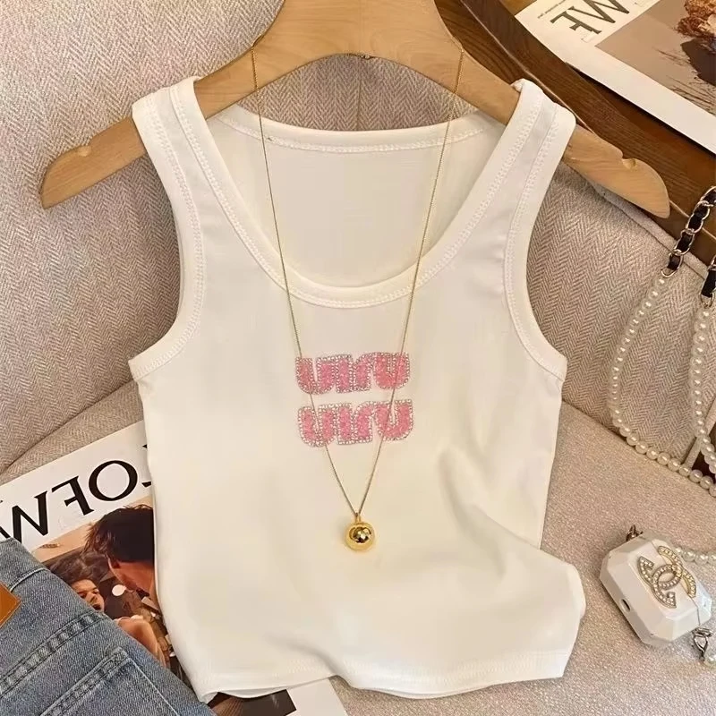 المرأة الصيف أزياء إلكتروني طباعة بلون سليم الحياكة تانك الأعلى السيدات البساطة مكتب سيدة كل مباراة بلوزات بلا أكمام