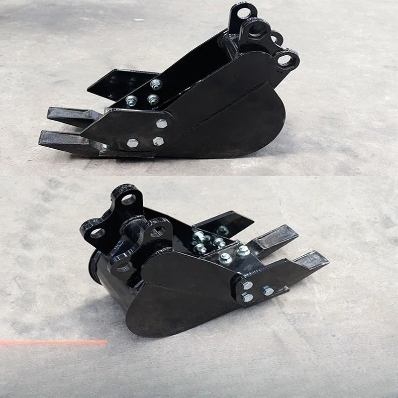 Buckets, buckets, ditches, earthmoving attachments are suitable for micro excavators