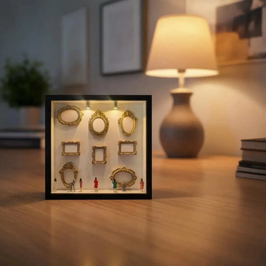 

Изысканная рамка-силуэт в стиле музея, настольное украшение для дома, винтажный декор в художественном стиле