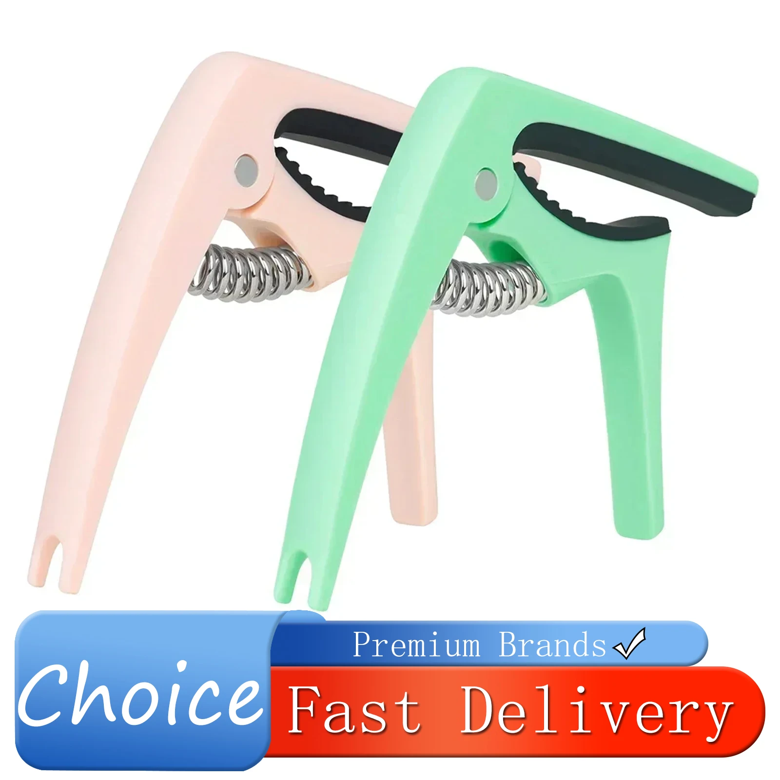 Guitar Capo Electric Acoustic Guitar Ukulele Tone Adjusting Universal Multifunction Macaron Capo Plucked Instrument Accessories