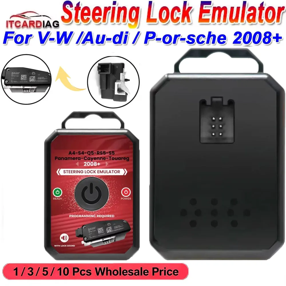 Steering Lock Emulator For VW/Audi/Porsche 2008+ With Lock Sound Compatible Part No:8K0905852D/7PP905852C/4h09058526/8K0905852E