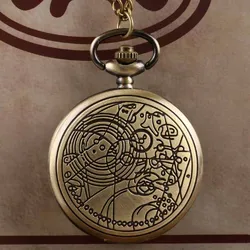 Fashion Multiple Cute Styles Vintage Carved And Hollowed Out Roman Pocket Watch Necklace Pendant Chain Clock Birthday Gift