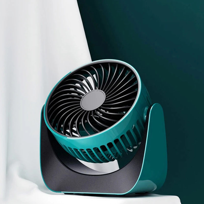 Mini USB Small Fan Office Desktop Silent Fan ventilatore silenzioso da tavolo ricaricabile portatile C